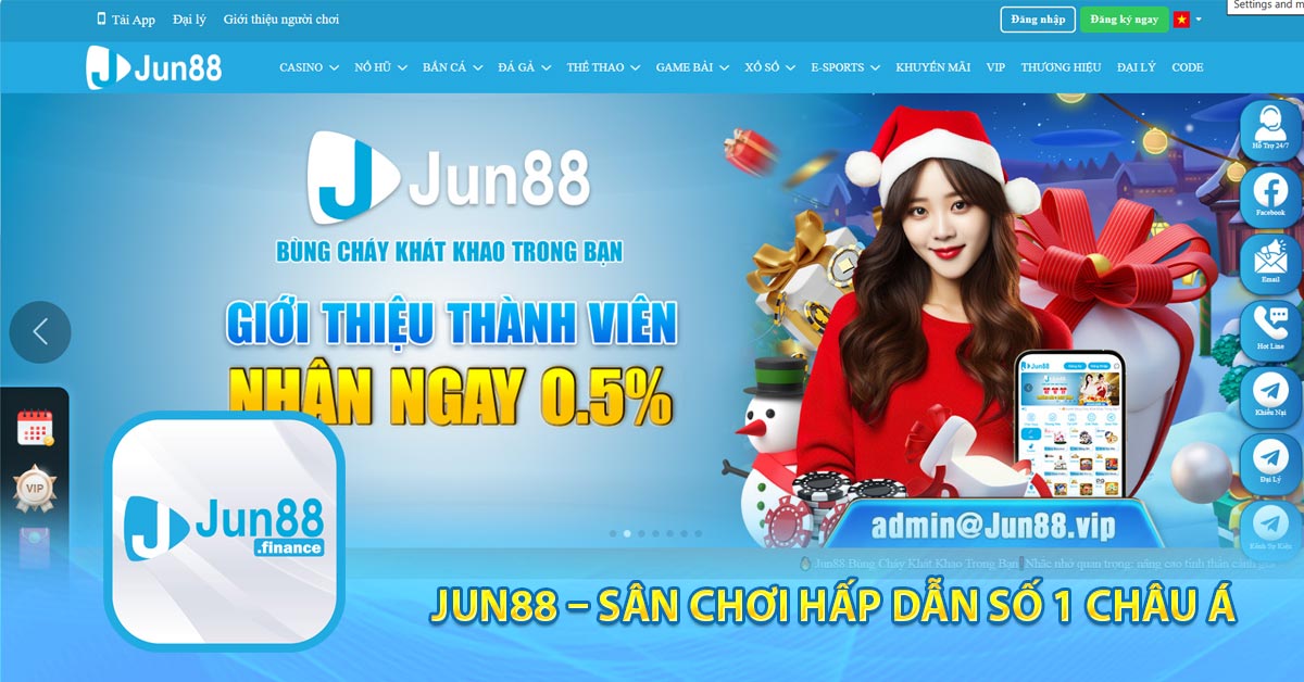 Jun88 – Sân chơi hấp dẫn số 1 châu Á